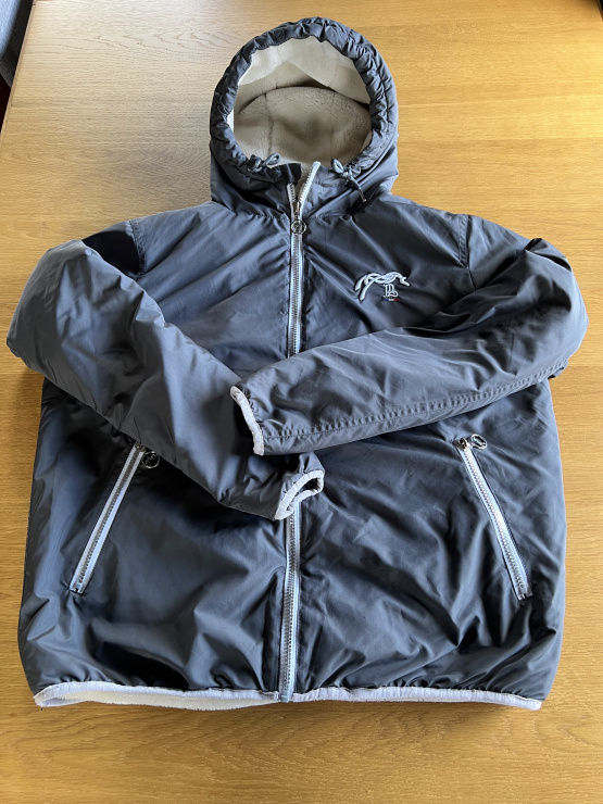 Blouson Pénélope gris doublé polaire (M) occasion