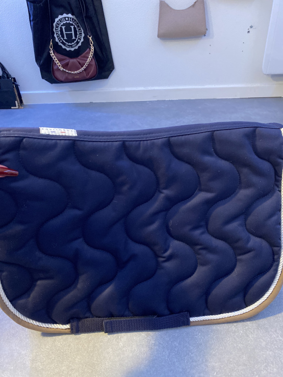 Tapis de selle Equithème bleu marine occasion