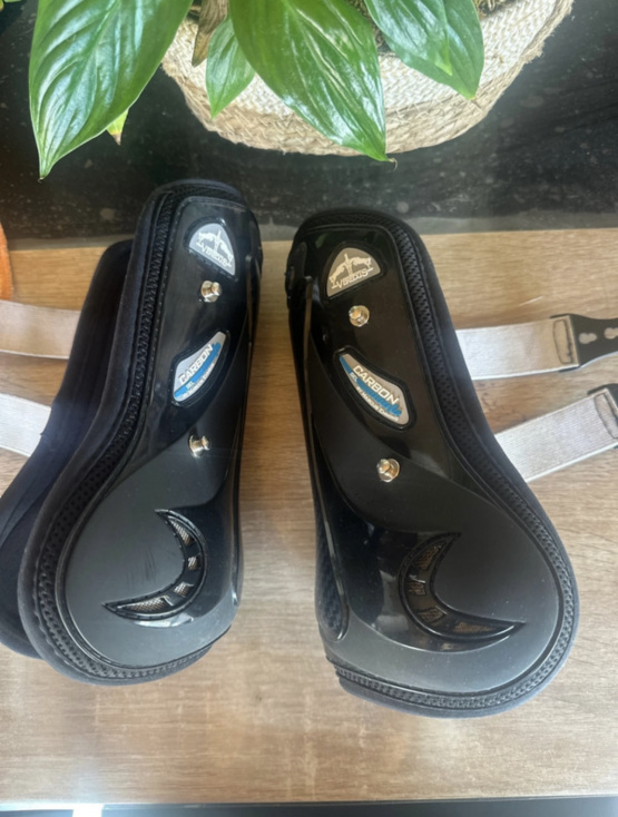 Guêtres Veredus Carbon gel noir (cheval) occasion