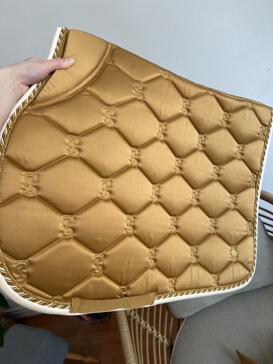 Ensemble Tapis + Bonnet Ps of Sweden signature jaune (cheval) neuf occasion