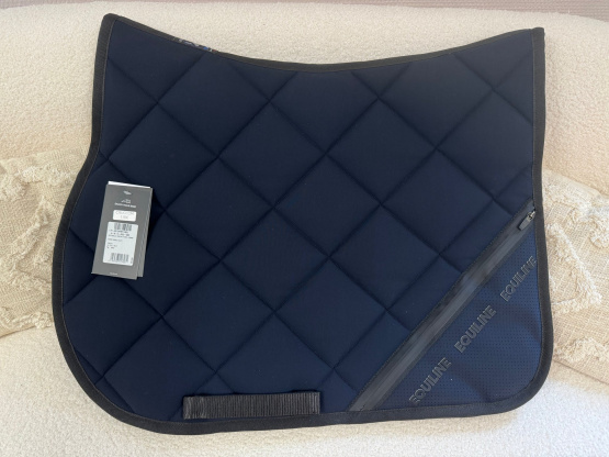Tapis de selle Equiline Crucec avec poche marine (neuf) occasion