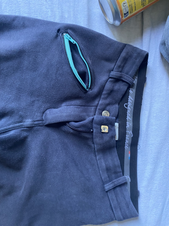 Pantalon équitation Fouganza bleu (10 ans) occasion