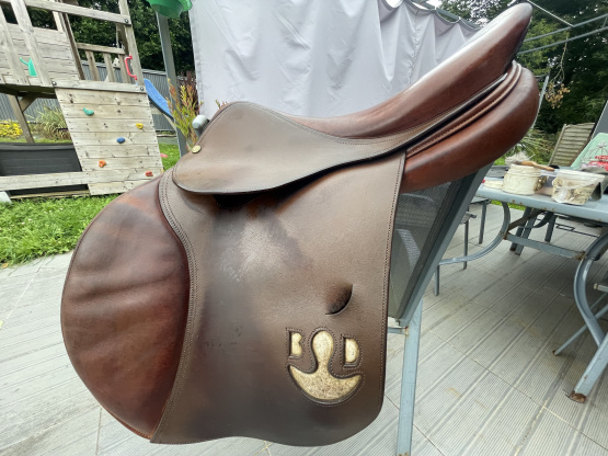 Selle obstacle Bruno Delgrange 17 pouces occasion