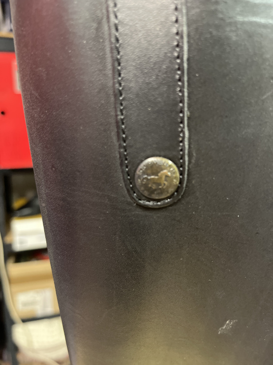 Bottes équitation HKM fourrées cuir noir 36 (neuf) occasion
