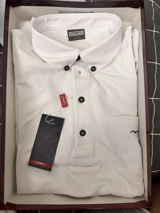 Polo concours Animo homme blanc (L) neuf occasion