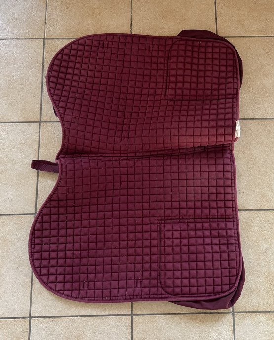Tapis de selle Lami-Cell rouge (cheval) occasion