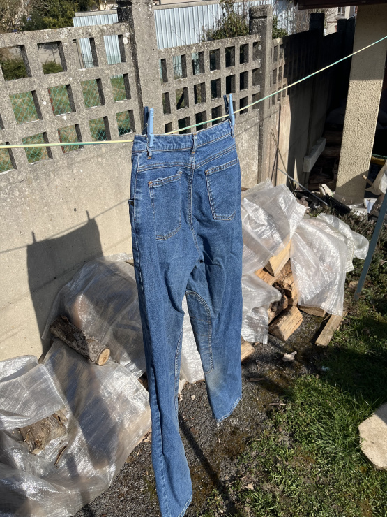 Pantalon équitation bleu (42) occasion