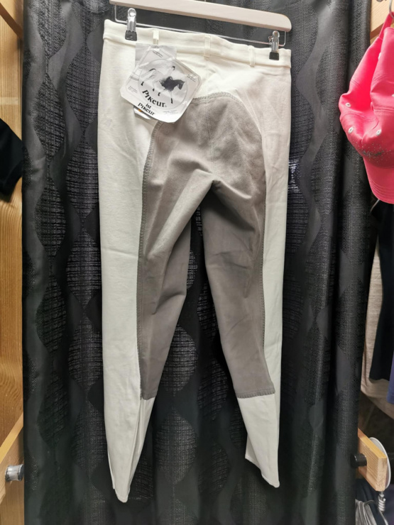 Pantalon équitation Pikeur Lugana fond i blanc & gris (40 ) neuf occasion