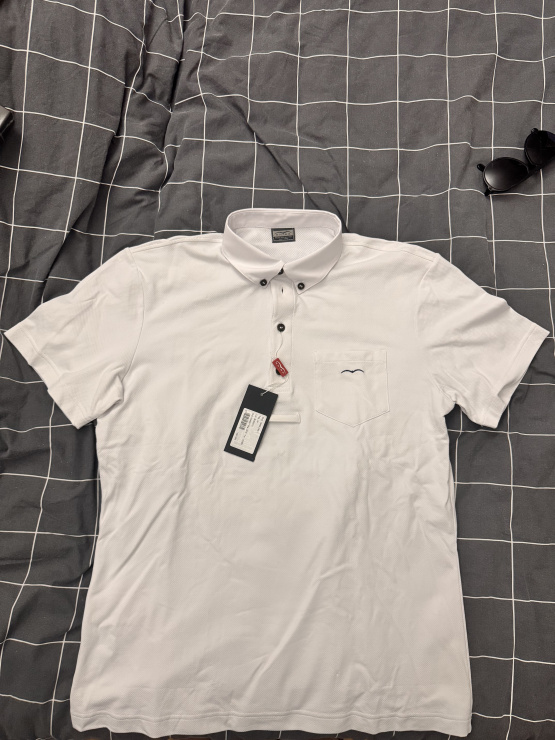Polo concours Animo homme blanc (L) neuf occasion
