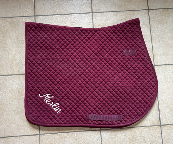 Tapis de Selle rouge (Cheval) occasion
