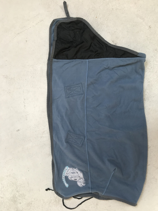 Couverture Fouganza polaire bleu 105 cm occasion