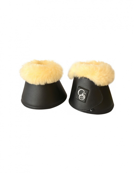 Cloches CSO mouton véritable cuir noir (s) neuf occasion