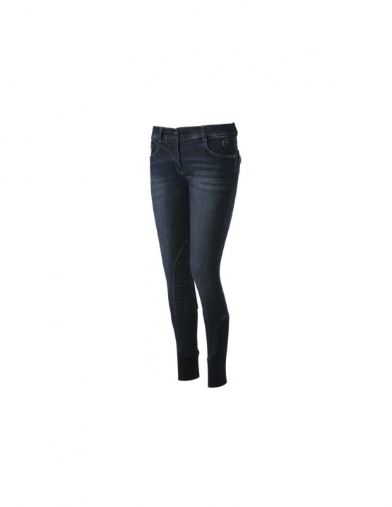 Pantalon équitation jean Equithème texas bleu (34) neuf occasion