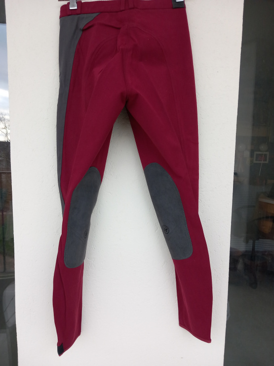 Pantalon équitation Nicolas Touzaint rouge T38 occasion