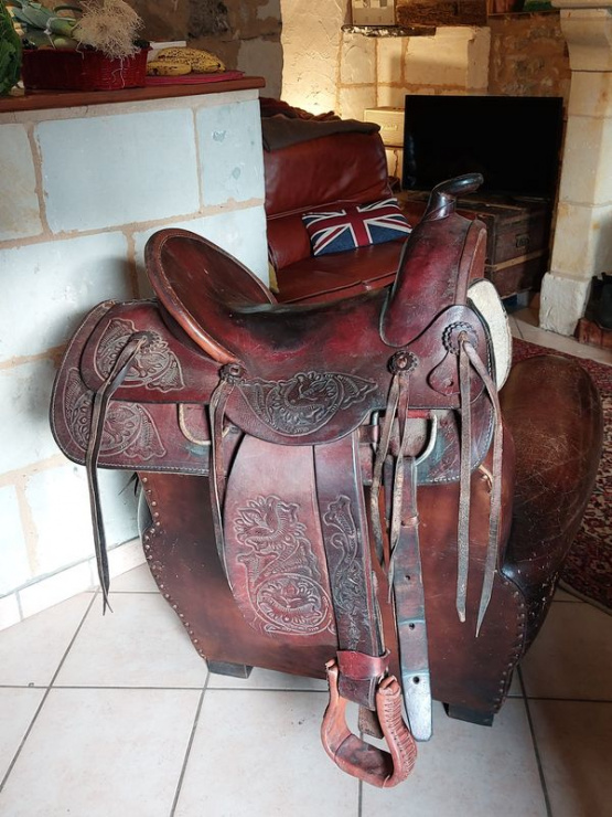 Selle western type ranch 15,5 pouces occasion