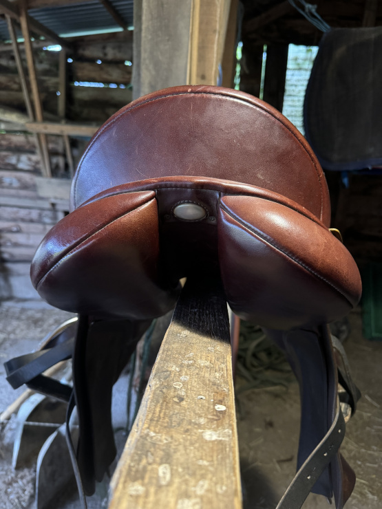 Selle mixte Bates Caprilli care 17,5 pouces (2012) occasion