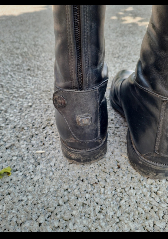 Bottes équitation Umbria cuir noir (37) occasion
