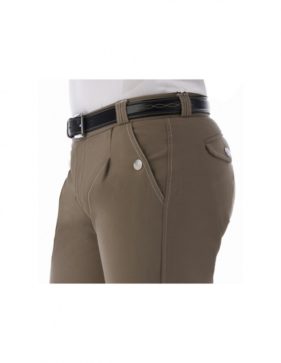 Pantalon équitation Equithème Verona  taupe (44) neuf occasion