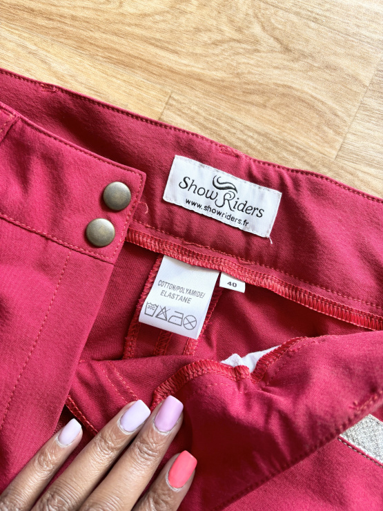 Pantalon équitation ShowRiders (40) neuf occasion