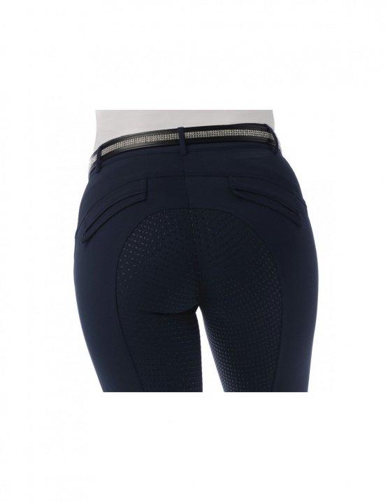 Pantalon équitation Equithème micro bleu (38) neuf occasion