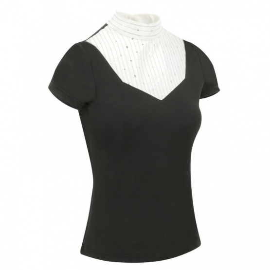 Polo concours Equitheme lerma noir (S) neuf occasion