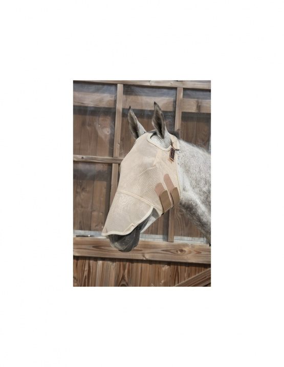 Masque anti-mouches Lami-Cell beige sans oreille (pur-sang) neuf occasion