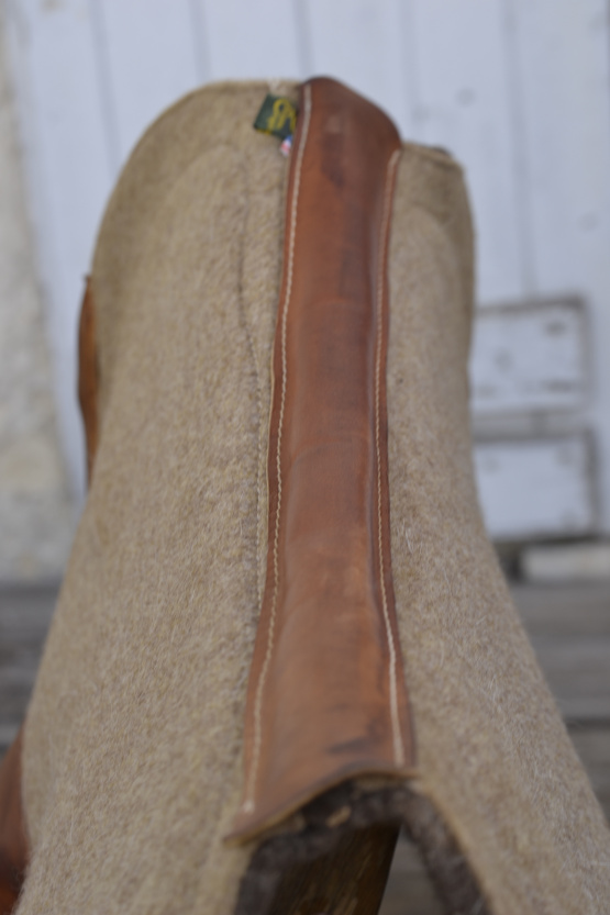 Tapis de selle Ronzon western marron (cheval) occasion
