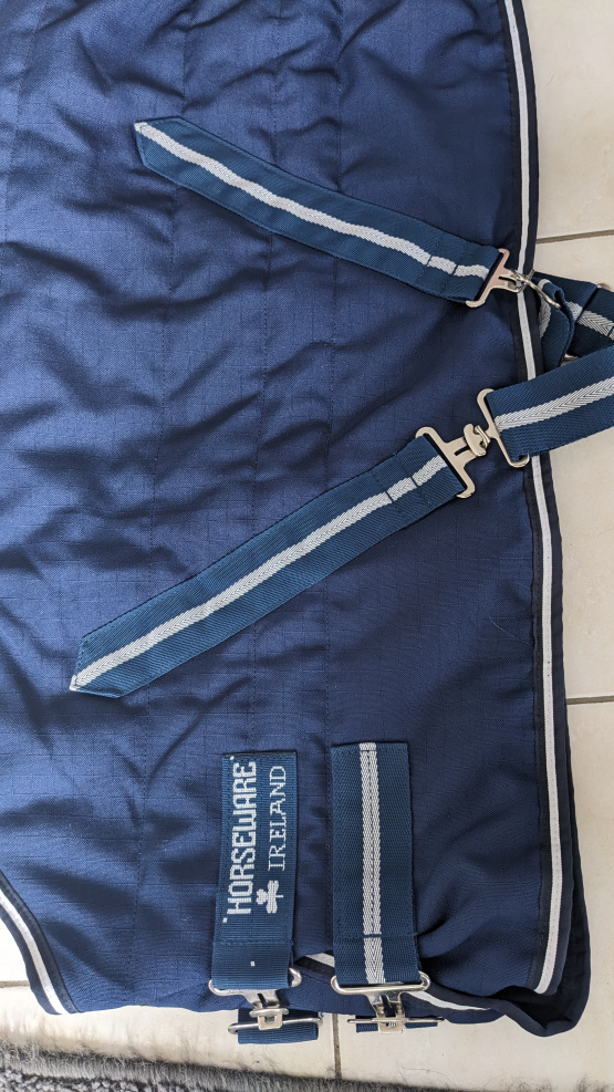 Couverture Horseware bleu 80 cm (shetland) neuf occasion