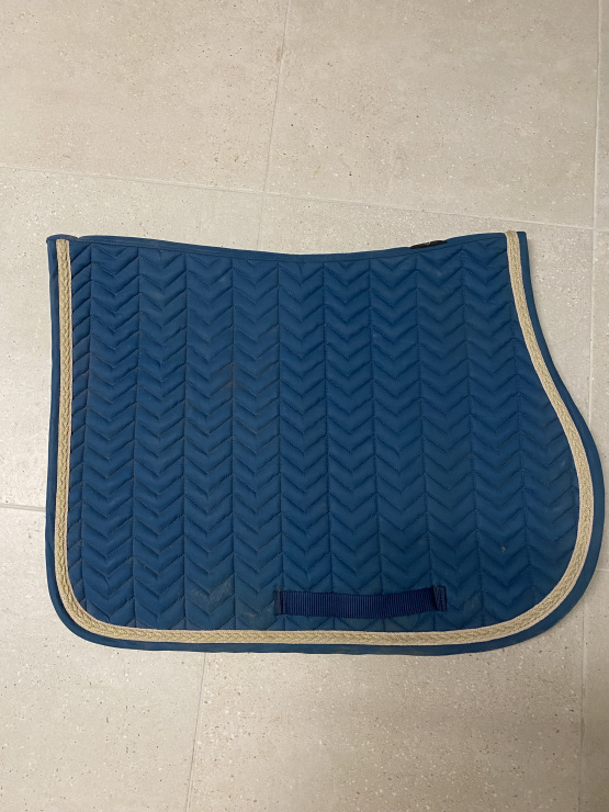 Tapis de selle Equithème bleu occasion