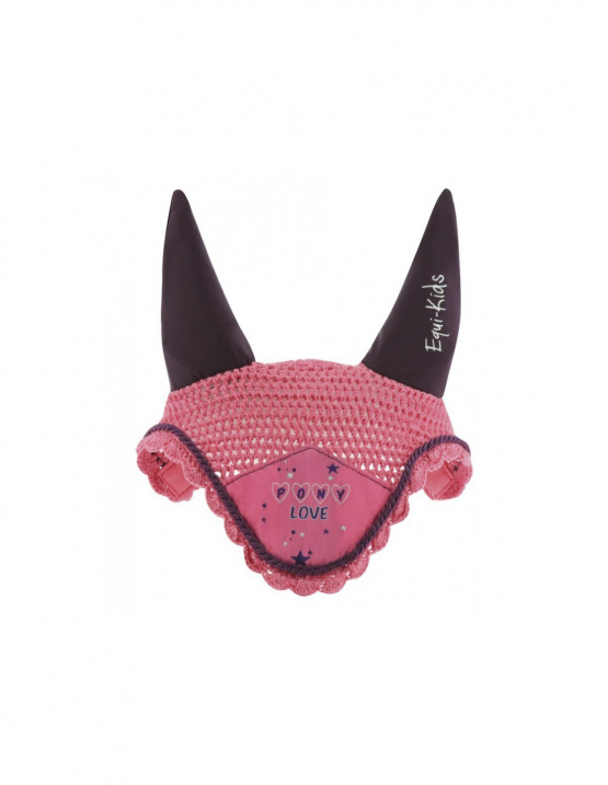 Bonnet chasse-mouches Equi-kids pégase rose (poney) neuf occasion
