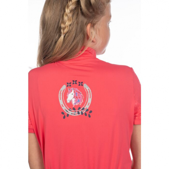 Tee shirt HKM technique aymee fushia (10 ans) neuf occasion