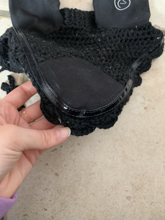 Bonnet Concours Equithème noir (neuf) occasion