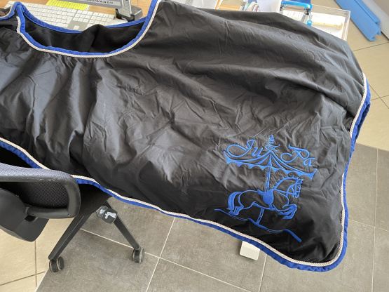 Couvre reins Ju & Pa noir 120 cm occasion