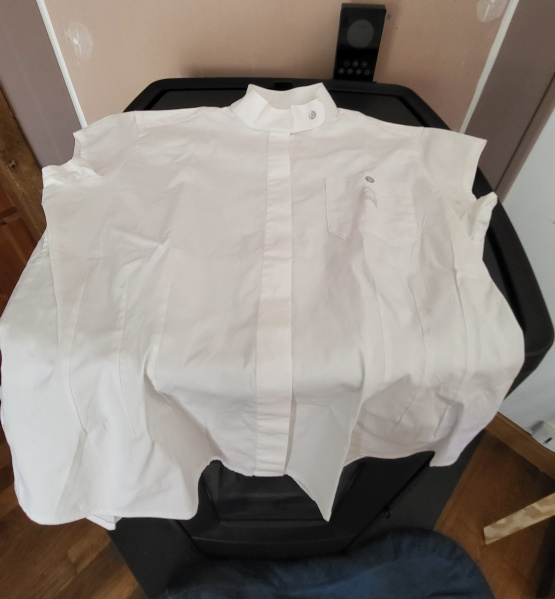 Chemise concours Tattini  blanche (XL) occasion