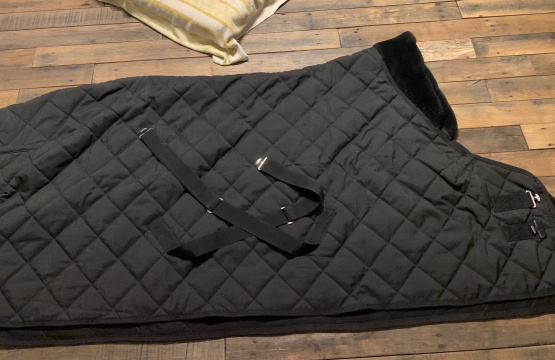 Couverture d'écurie Paddock Sport noir 200g 155 cm occasion