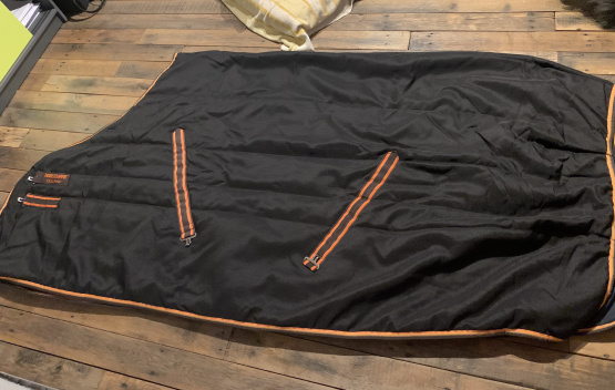 Couverture d'écurie Horseware Rambo noir 200g 155 cm occasion