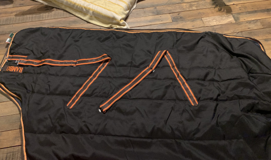 Couverture d'écurie Horseware Rambo noir 200g 155 cm occasion