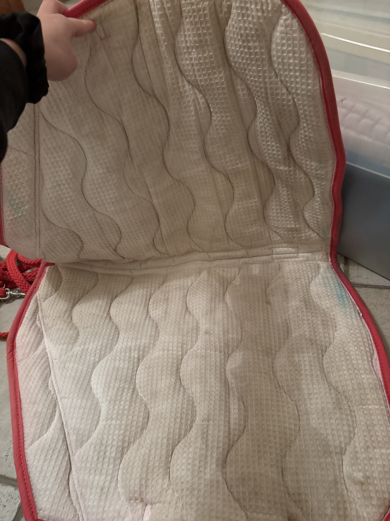 tapis de selle Equitheme rose coupé (cheval) occasion