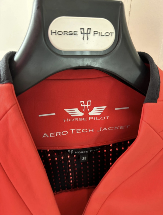 Veste concours Horse Pilot rouge (38) occasion