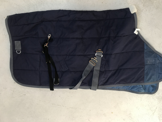 Couverture Fouganza polaire bleu 105 cm occasion