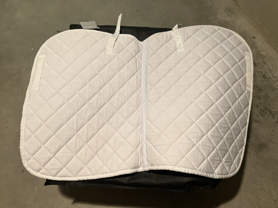 Tapis de selle Equithème blanc occasion