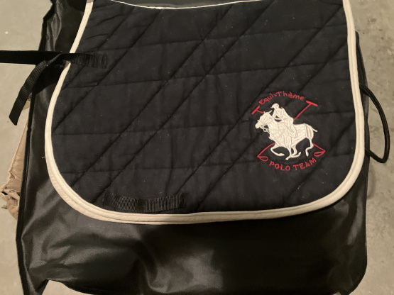 Tapis de selle Equithème bleu occasion