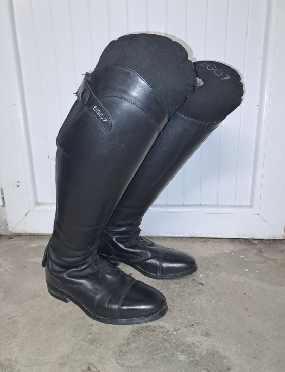 Bottes équitation Ego7 cuir noir (40) occasion