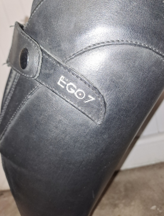 Bottes équitation Ego7 cuir noir (40) occasion
