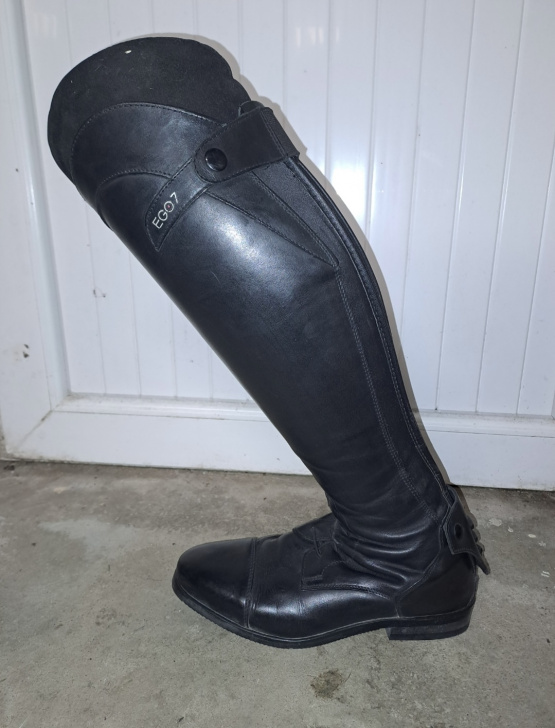 Bottes équitation Ego7 cuir noir (40) occasion