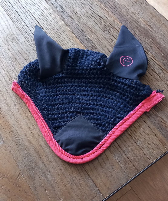 Bonnet Equithème bleu (poney) occasion