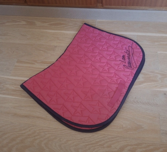 Tapis de selle Fouganza rose (poney) occasion