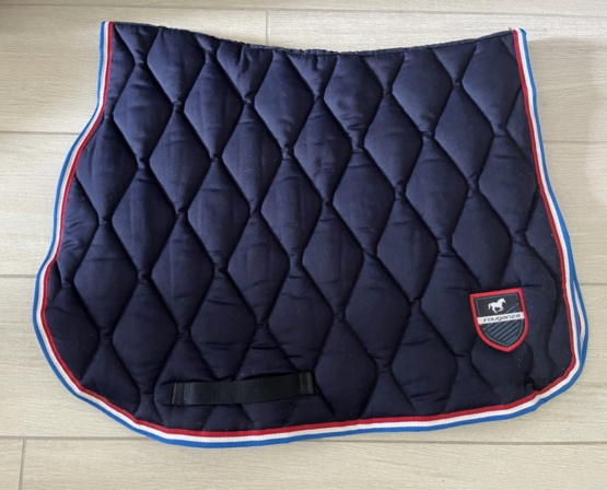 Tapis de selle Fouganza bleu (cheval) neuf occasion