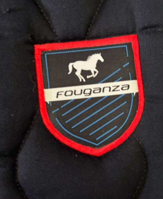 Tapis de selle Fouganza bleu (cheval) neuf occasion