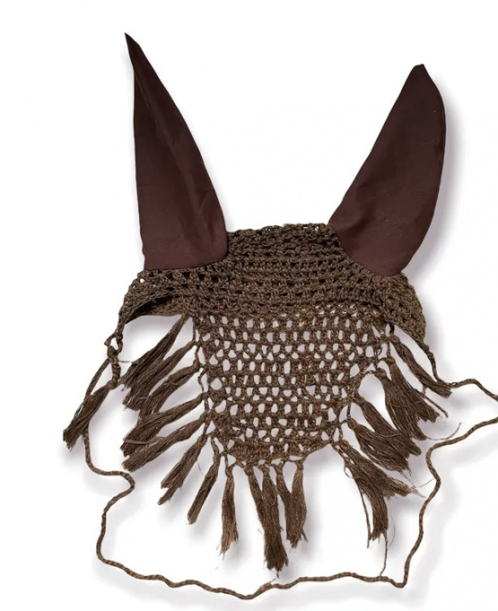 Bonnet Anti-mouches marron (poney) occasion